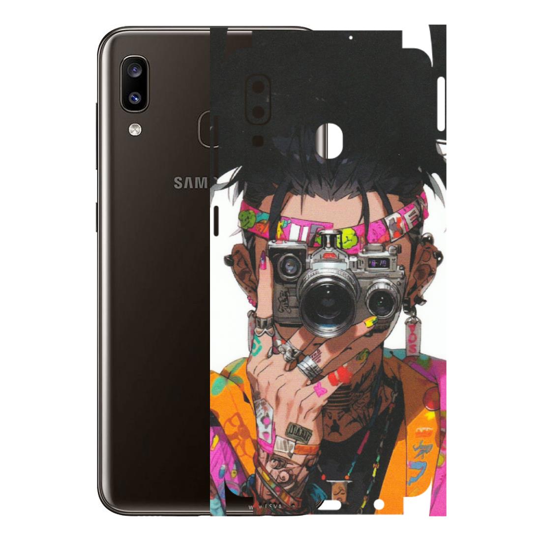 Samsung A/S Series Phone Skins (All Models) - Camera Lover Girl - Matte Finish (M-09) Samsung Galaxy A20