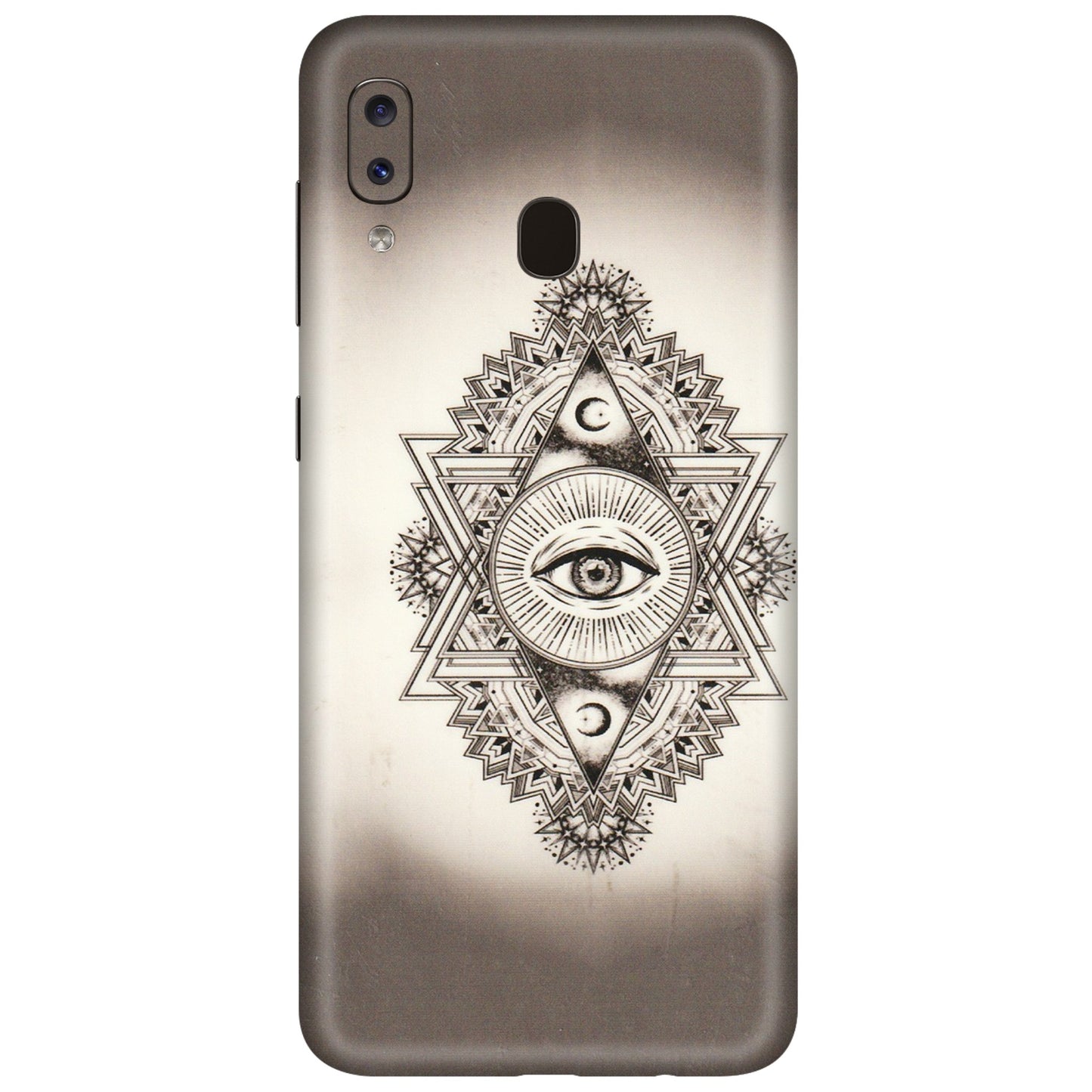 Samsung A/S Series Phone Skins (All Models) - Illuminati Great Eye - Transparent Finish (T-14) Samsung Galaxy A20