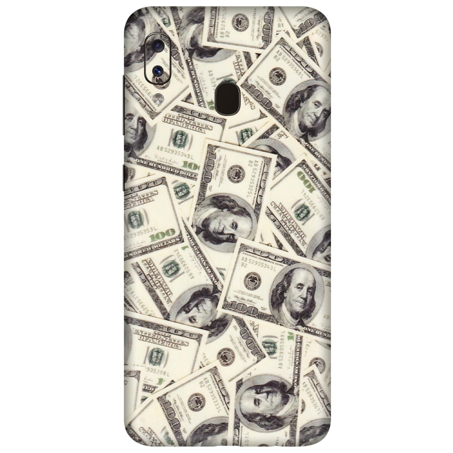 Samsung A/S Series Phone Skins (All Models) - Dollar Lover - Transparent Finish (T-17) Samsung Galaxy A20