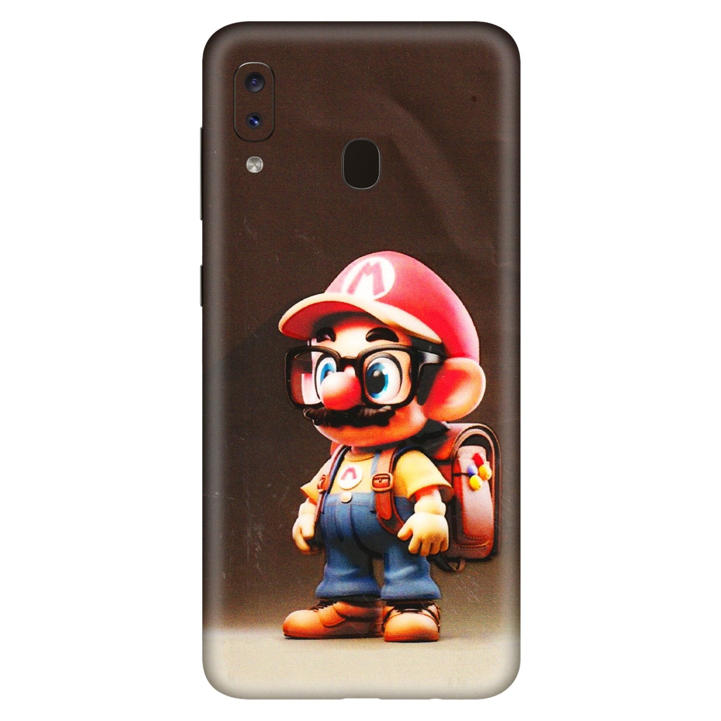 Samsung A/S Series Phone Skins (All Models) - Little Mario - 3D Embossed Finish (L-119) Samsung Galaxy A20S