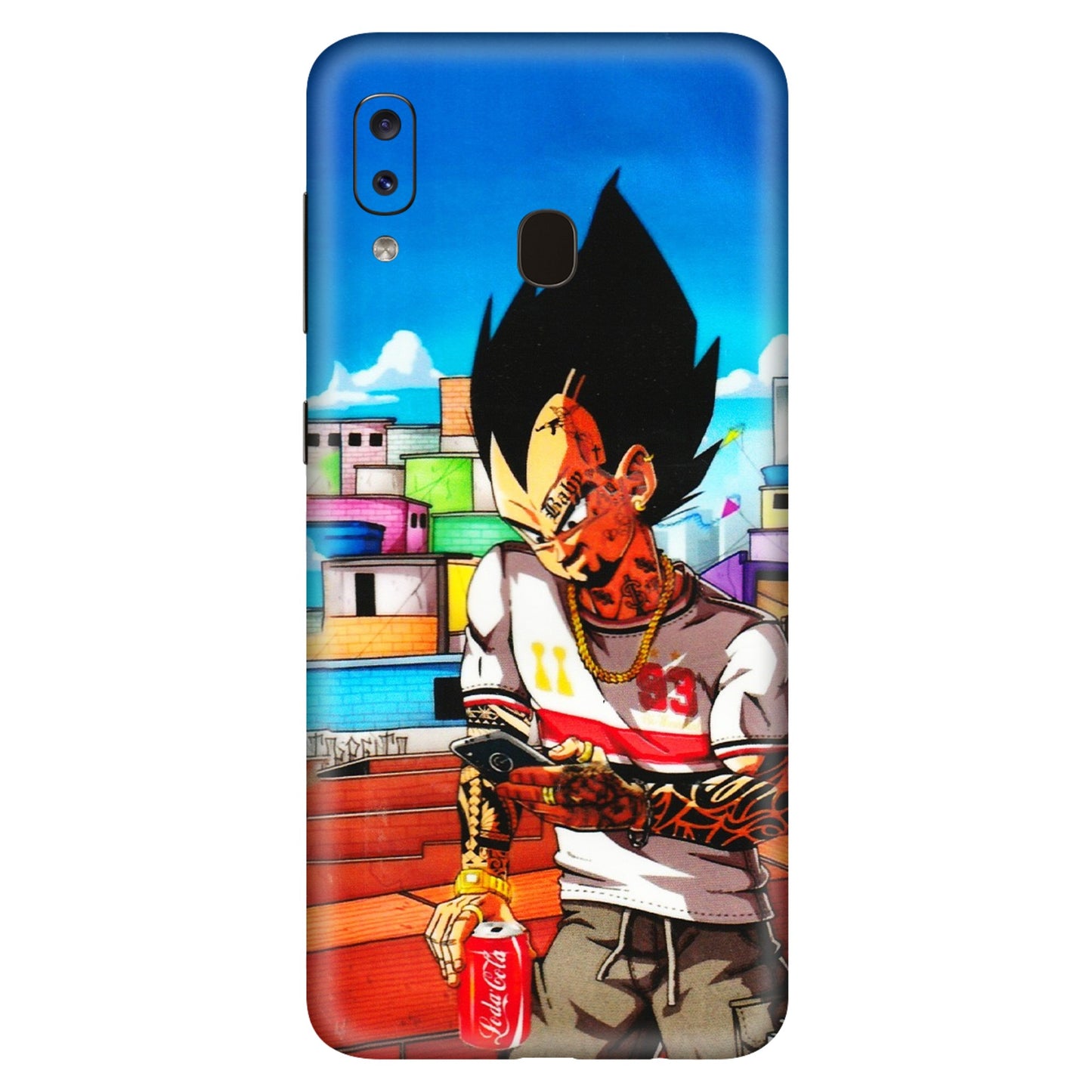 Samsung A/S Series Phone Skins (All Models) - Vegeta - 3D Embossed Finish (L-136) Samsung Galaxy A20S