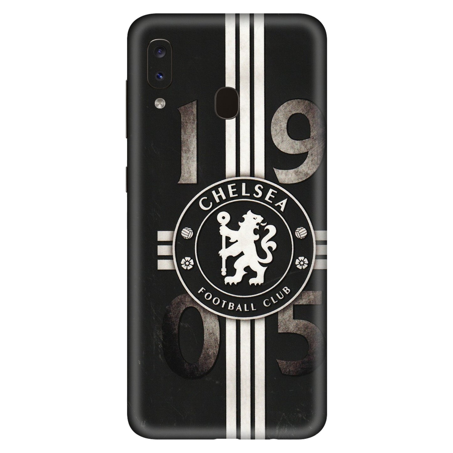 Samsung A/S Series Phone Skins (All Models) - Chelsea Fan Club - 3D Embossed Finish (L-36) Samsung Galaxy A20S
