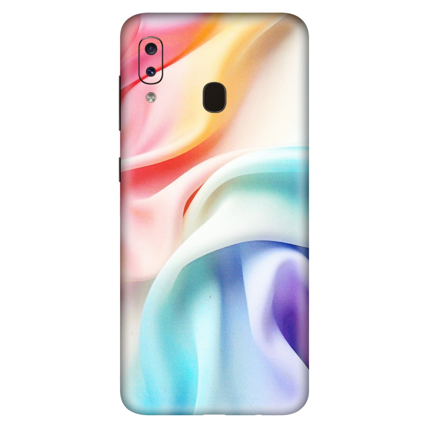 Samsung A/S Series Phone Skins (All Models) - Colourful Silk Cloth - Matte Finish (M-165) Samsung Galaxy A20S