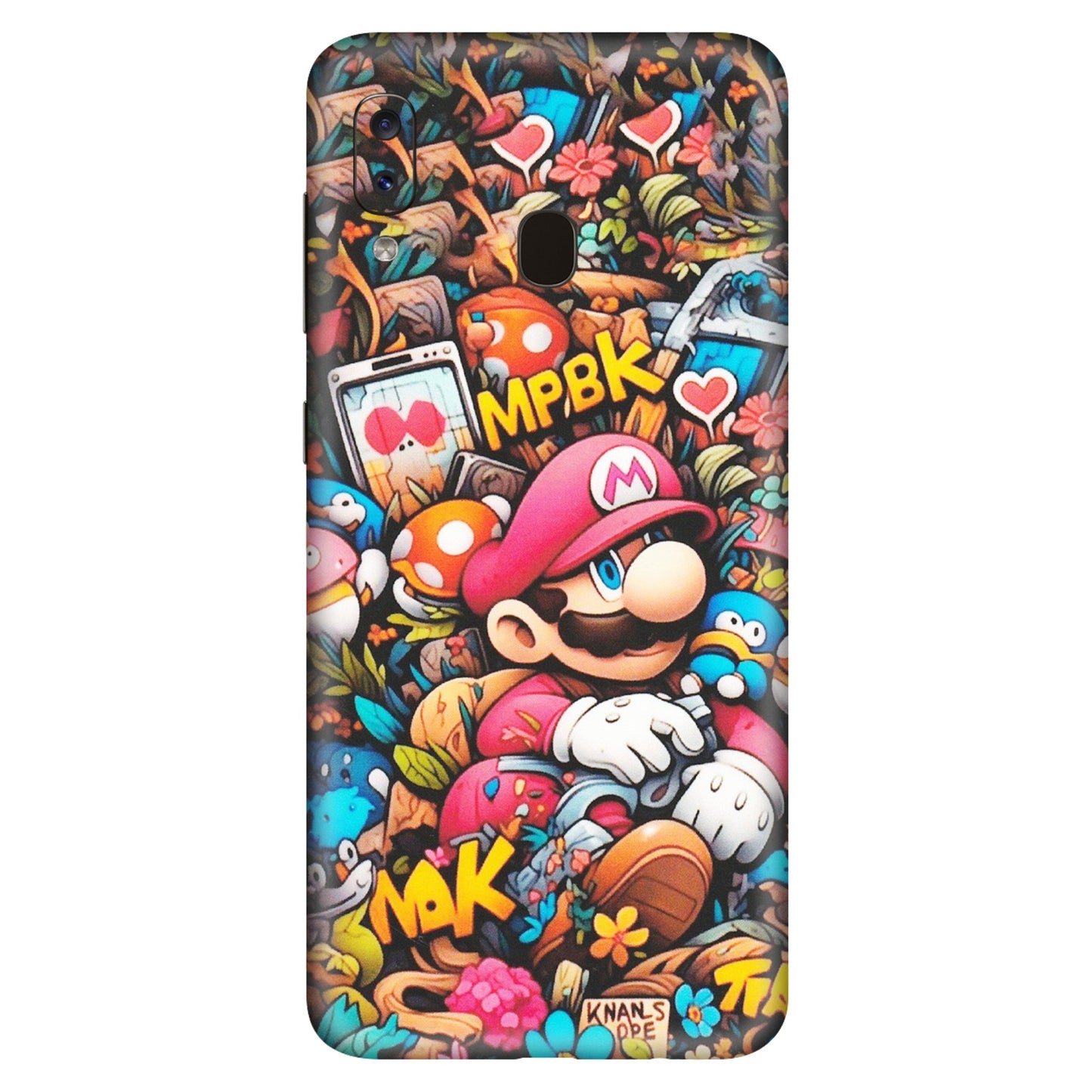 Samsung A/S Series Phone Skins (All Models) - Super Mario Bros Artistic - Matte Finish (M-173) Samsung Galaxy A20S