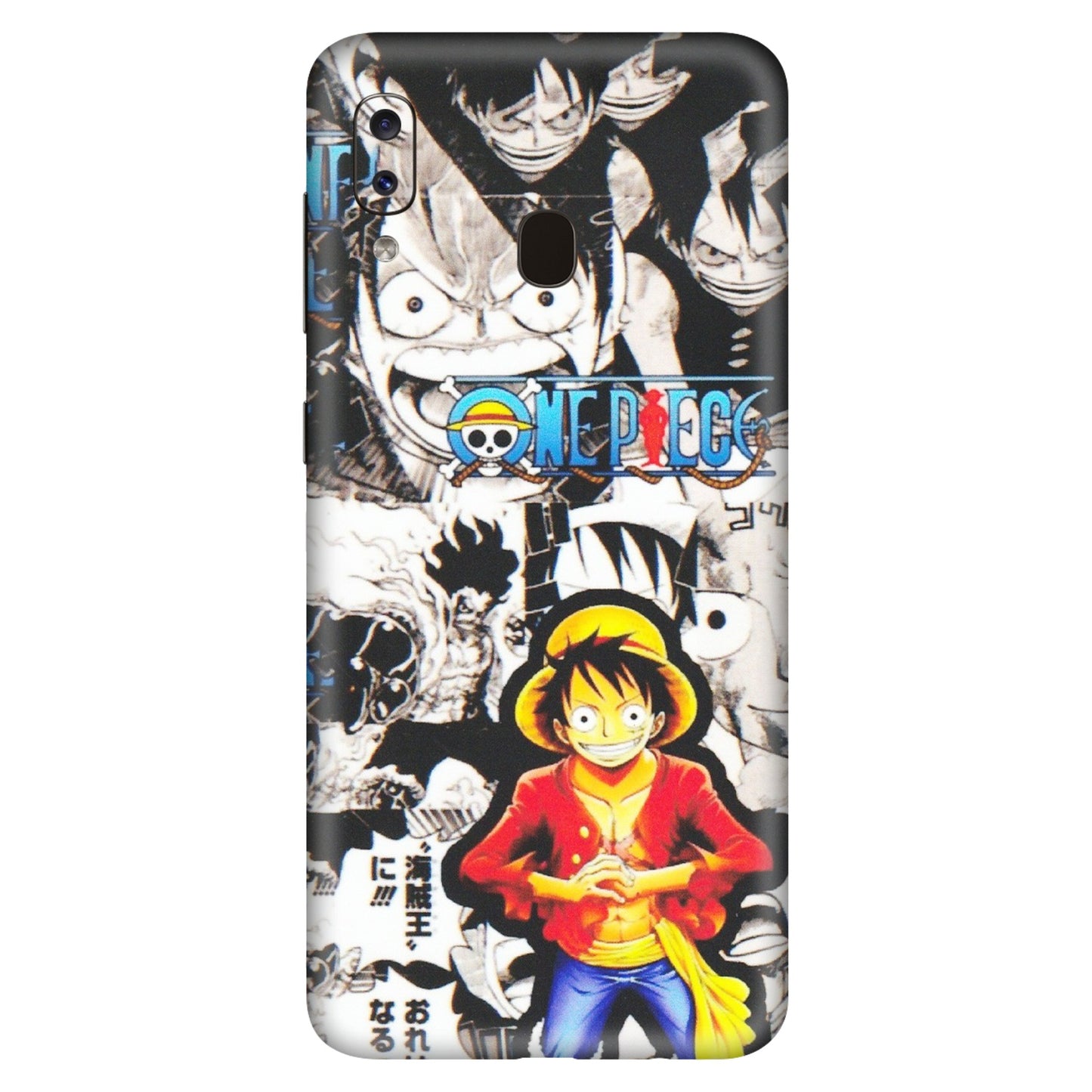 Samsung A/S Series Phone Skins (All Models) - One Piece B&W - Matte Finish (M-63) Samsung Galaxy A20S