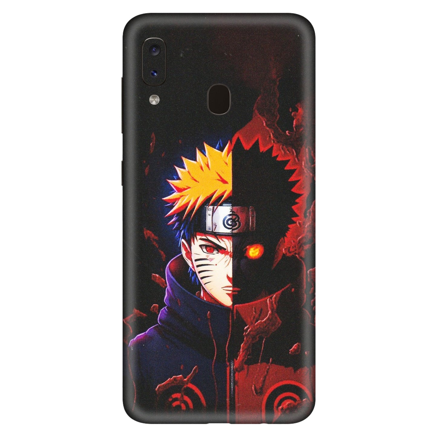 Samsung A/S Series Phone Skins (All Models) - Naruto X Evil - Matte Finish (M-70) Samsung Galaxy A20S