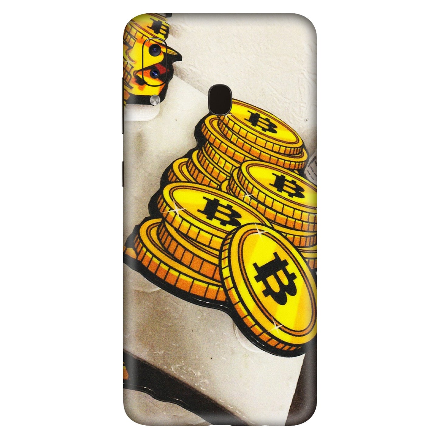 Samsung A/S Series Phone Skins (All Models) - Billionaire Bitcoin Collection - Matte Finish (M-92) Samsung Galaxy A20S