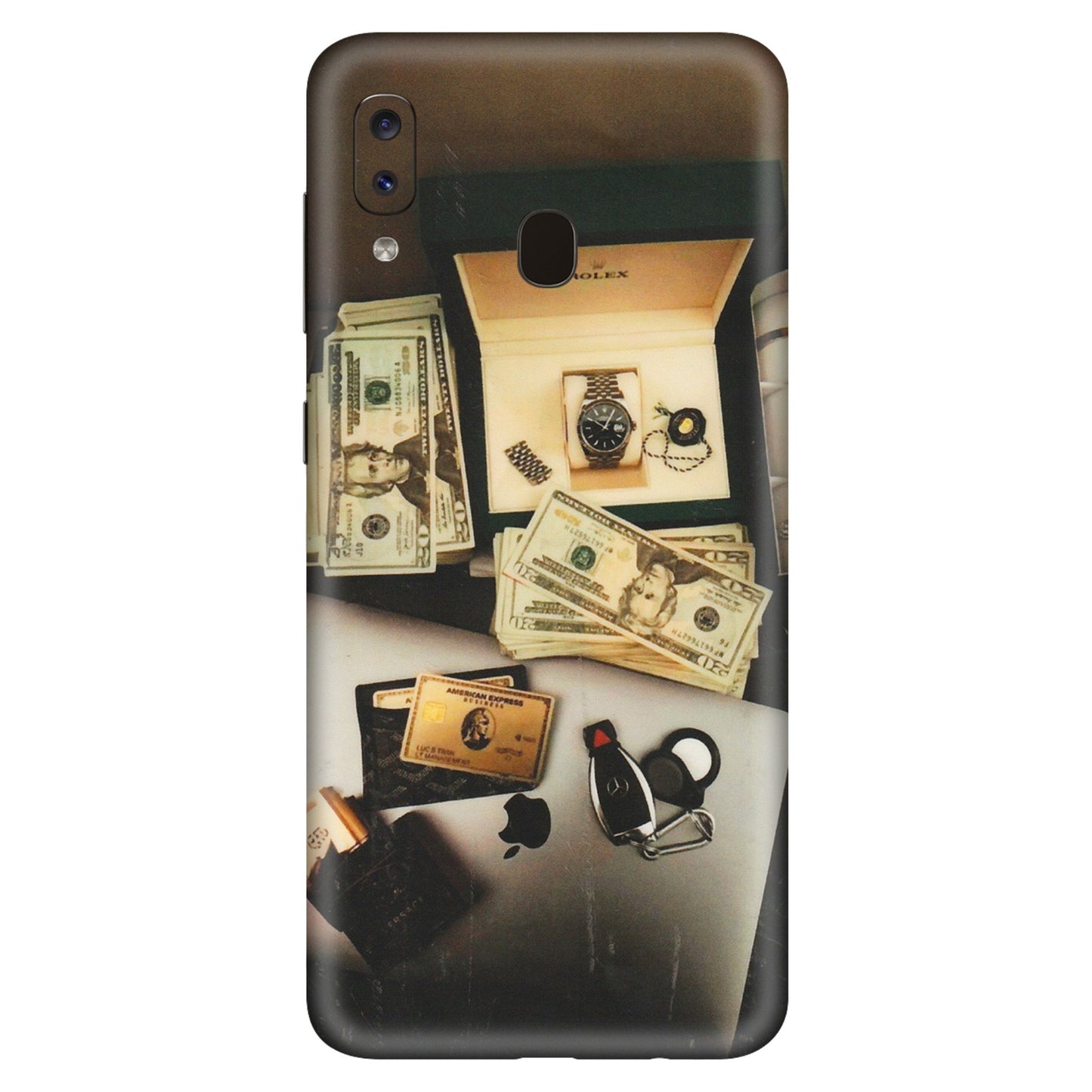 Samsung A/S Series Phone Skins (All Models) - Luxury Lifestyle - Transparent Finish (T-11) Samsung Galaxy A20S
