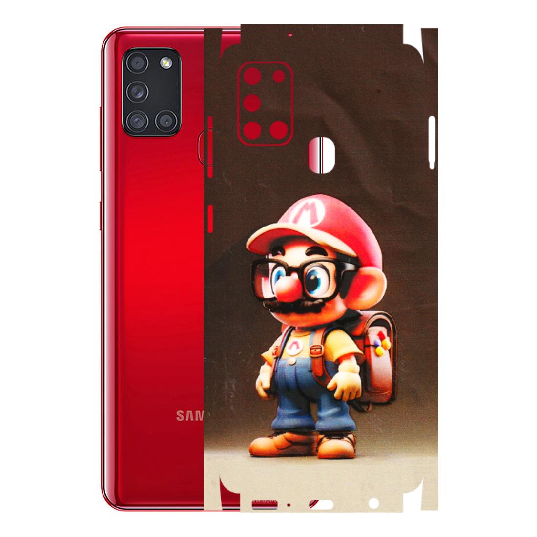 Samsung A/S Series Phone Skins (All Models) - Little Mario - 3D Embossed Finish (L-119) Samsung Galaxy A21S