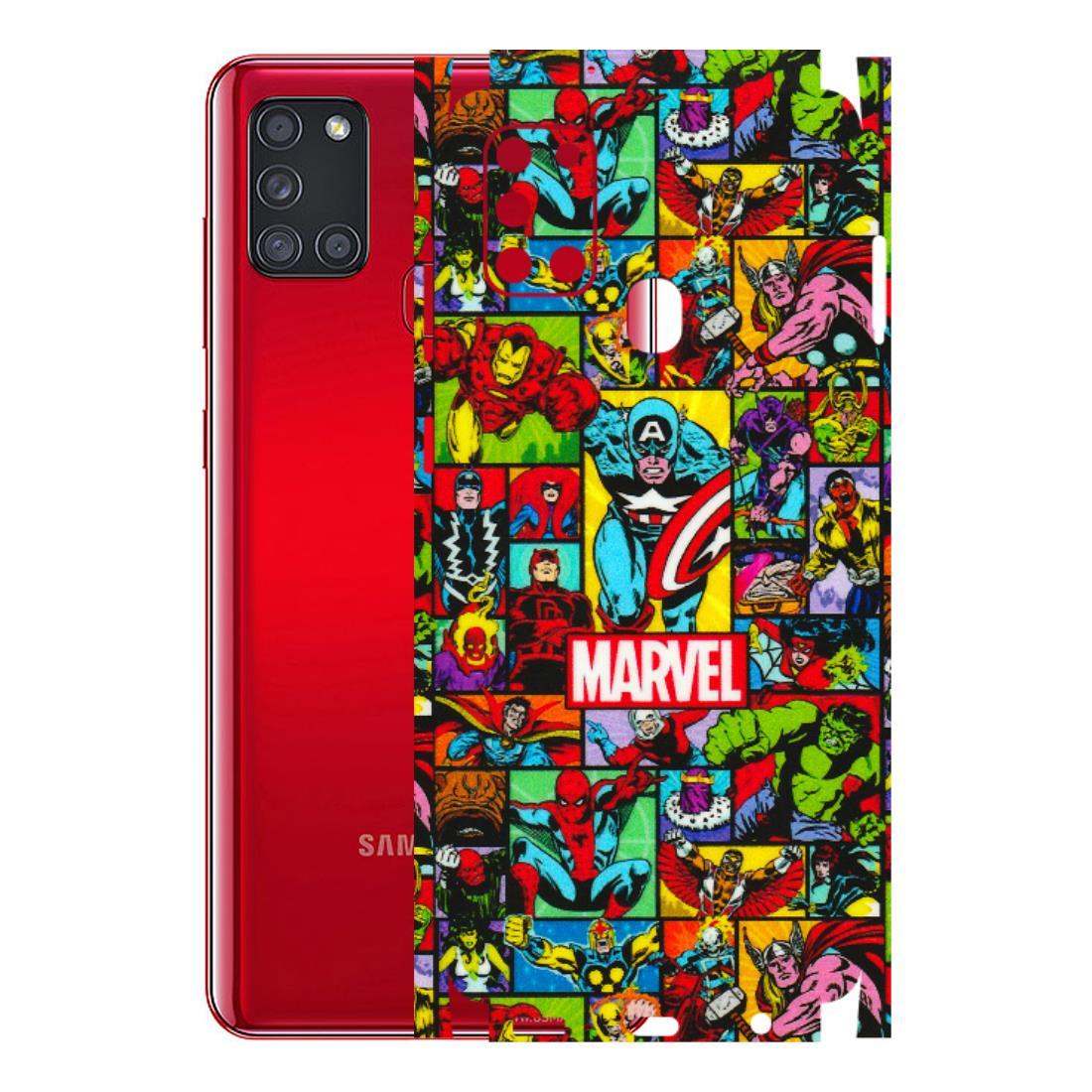 Samsung A/S Series Phone Skins (All Models) - MARVELOUS Comic Characters - 3D Embossed Finish (L-129) Samsung Galaxy A21S