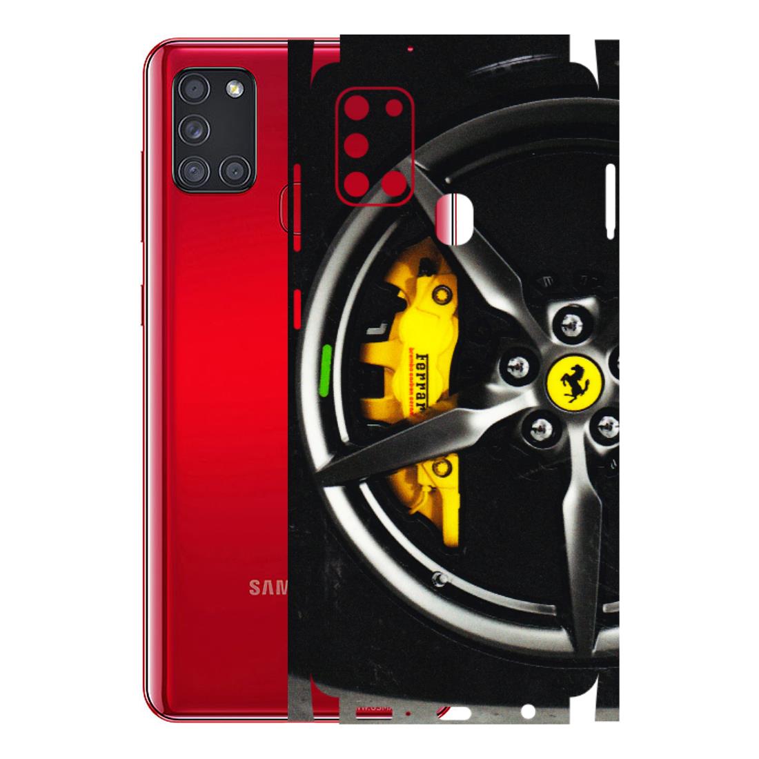 Samsung A/S Series Phone Skins (All Models) - Ferrari Wheel Alloy - 3D Embossed Finish (L-173) Samsung Galaxy A21S