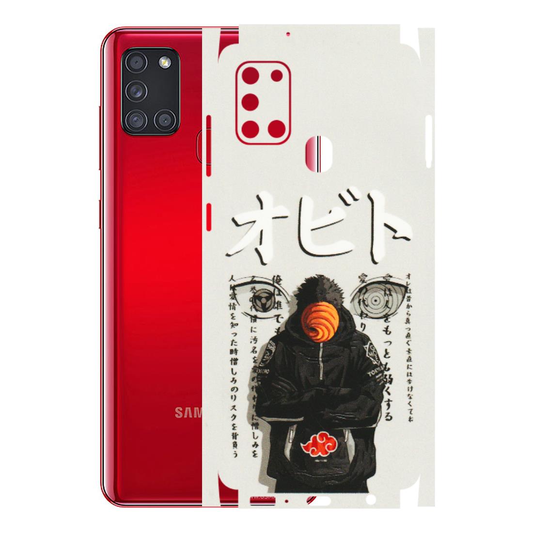 Samsung A/S Series Phone Skins (All Models) - Obito Anime Eye - 3D Embossed Finish (L-19) Samsung Galaxy A21S