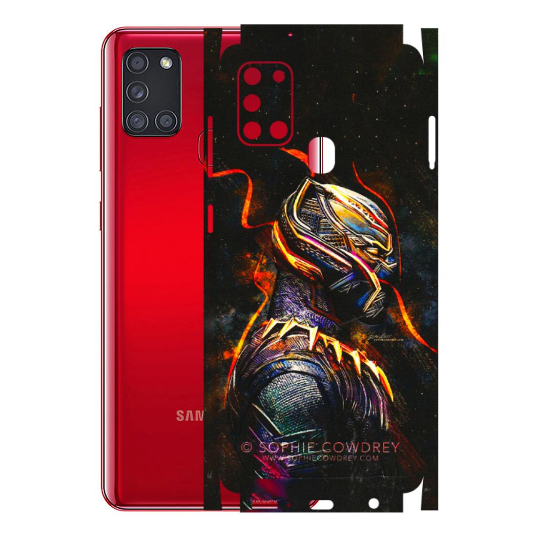 Samsung A/S Series Phone Skins (All Models) - Black Panther - 3D Embossed Finish (L-190) Samsung Galaxy A21S