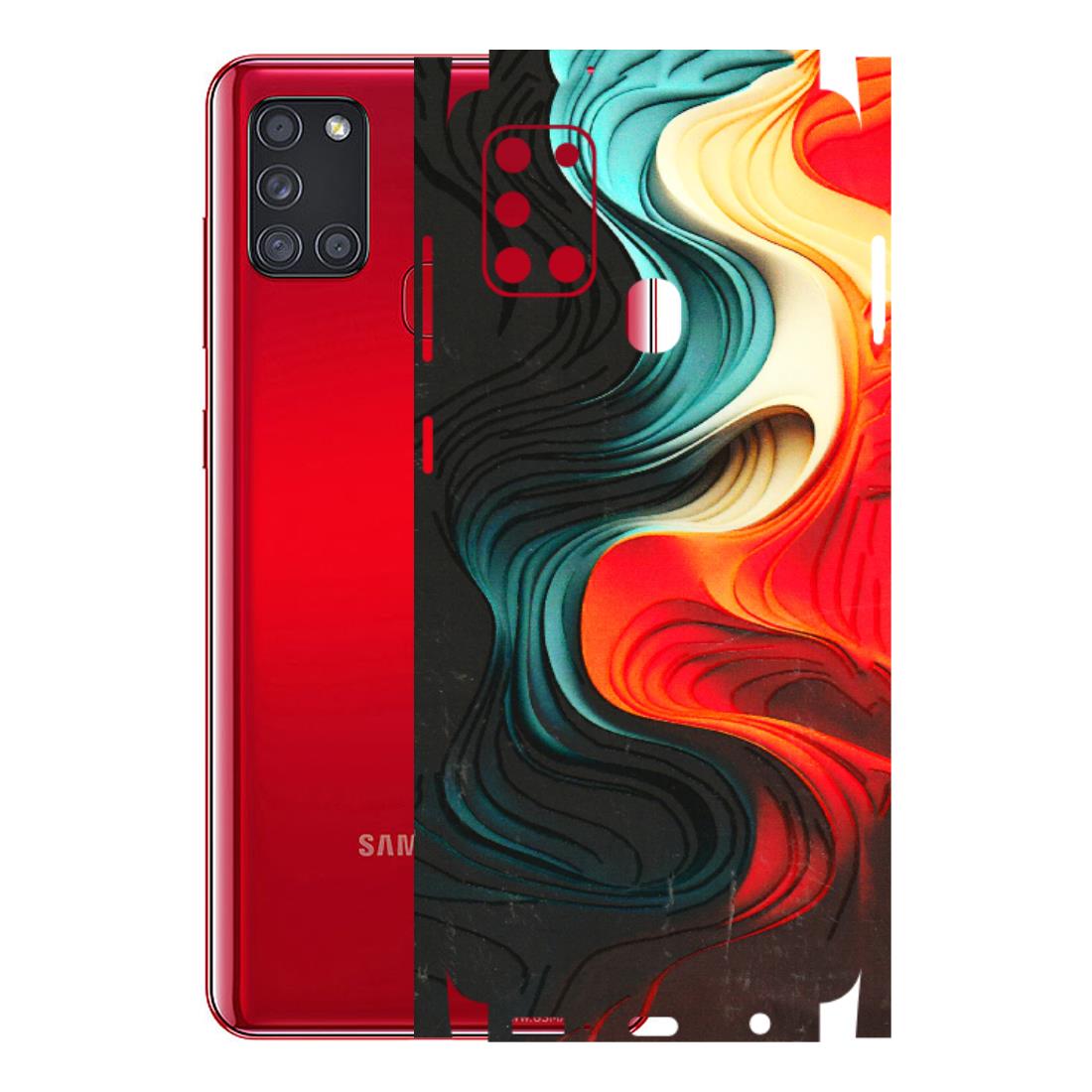 Samsung A/S Series Phone Skins (All Models) - The Silky Swirl - 3D Embossed Finish (L-240) Samsung Galaxy A21S