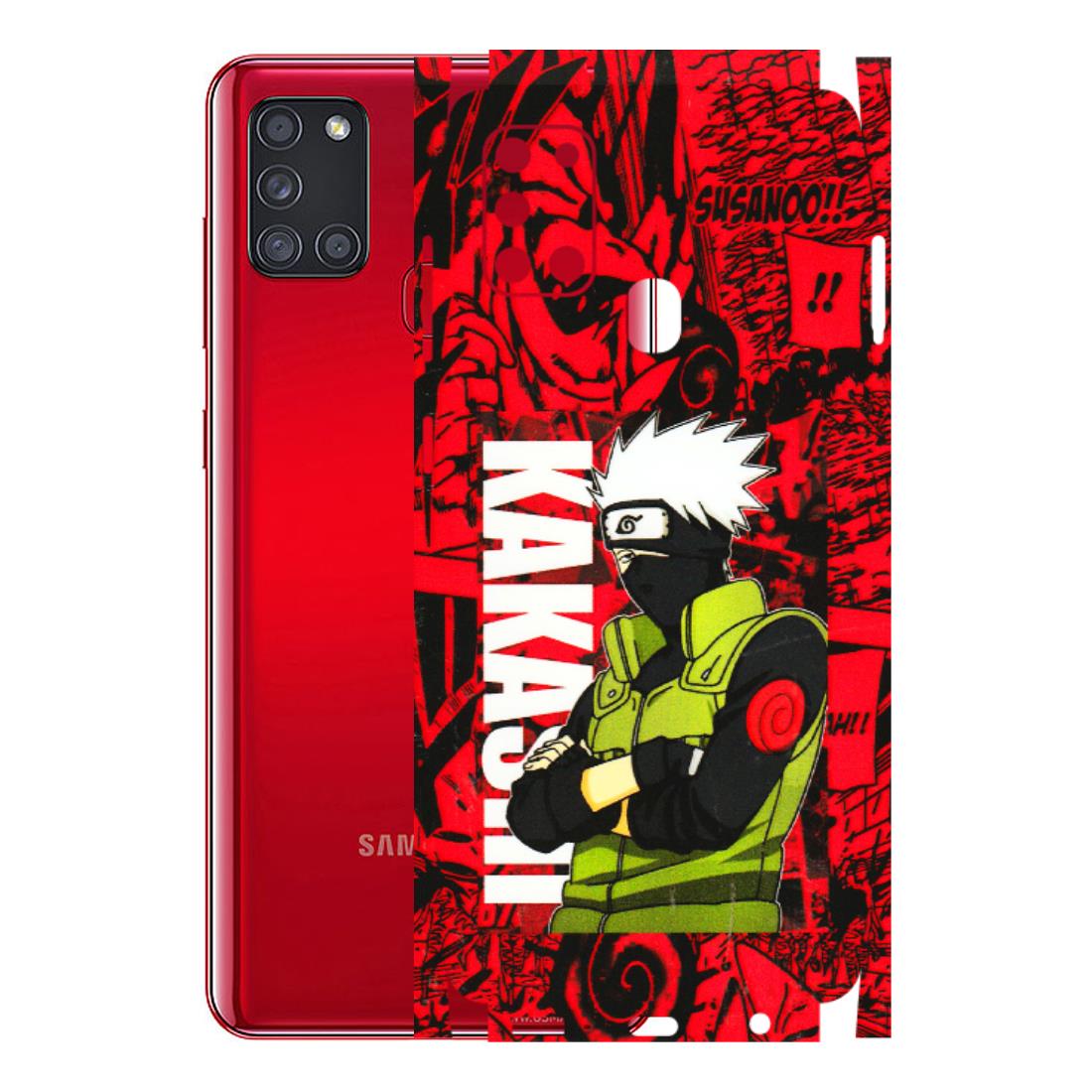 Samsung A/S Series Phone Skins (All Models) - Kakashi Red Anime - 3D Embossed Finish (L-251) Samsung Galaxy A21S