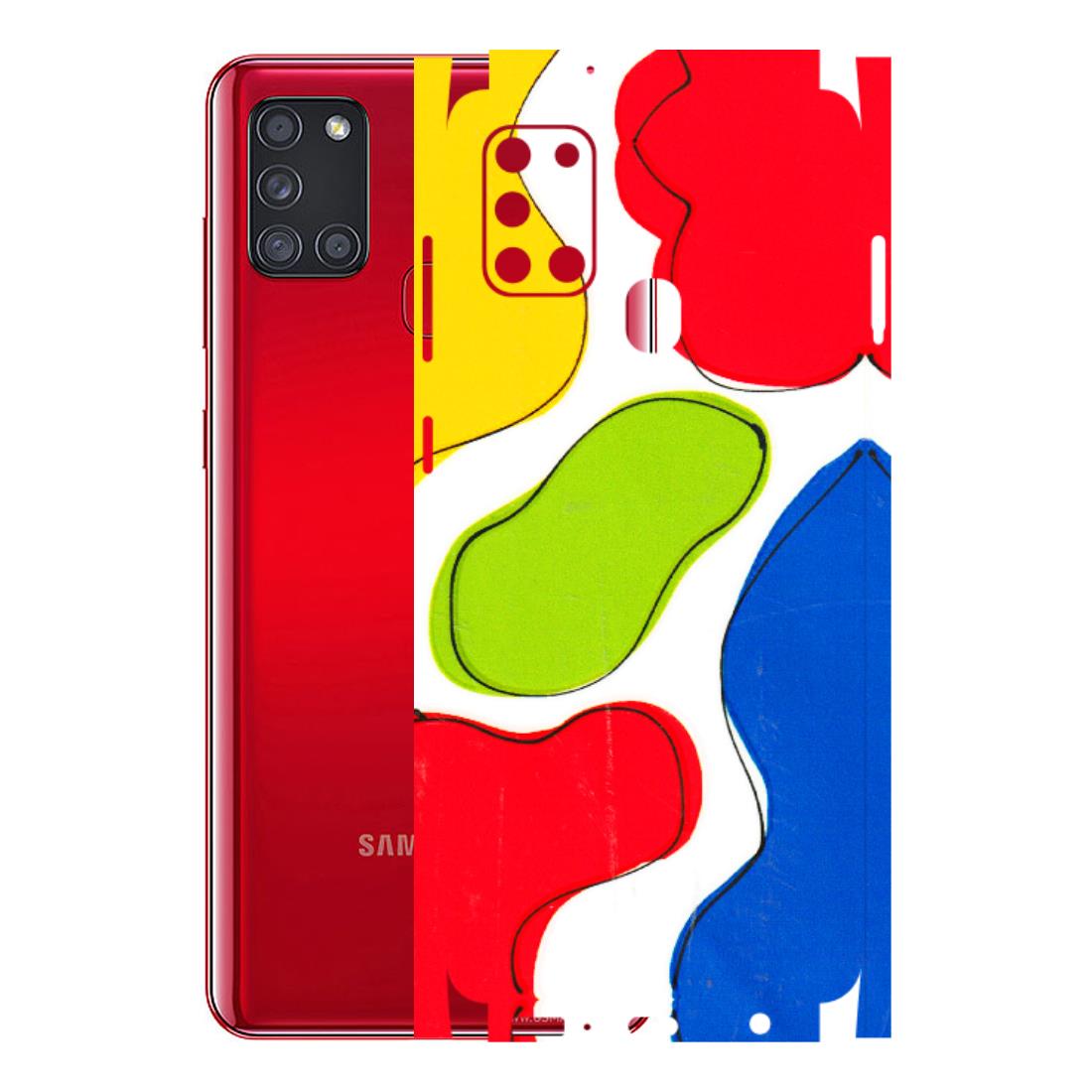 Samsung A/S Series Phone Skins (All Models) - RGB Colour Paint - 3D Embossed Finish (L-284) Samsung Galaxy A21S