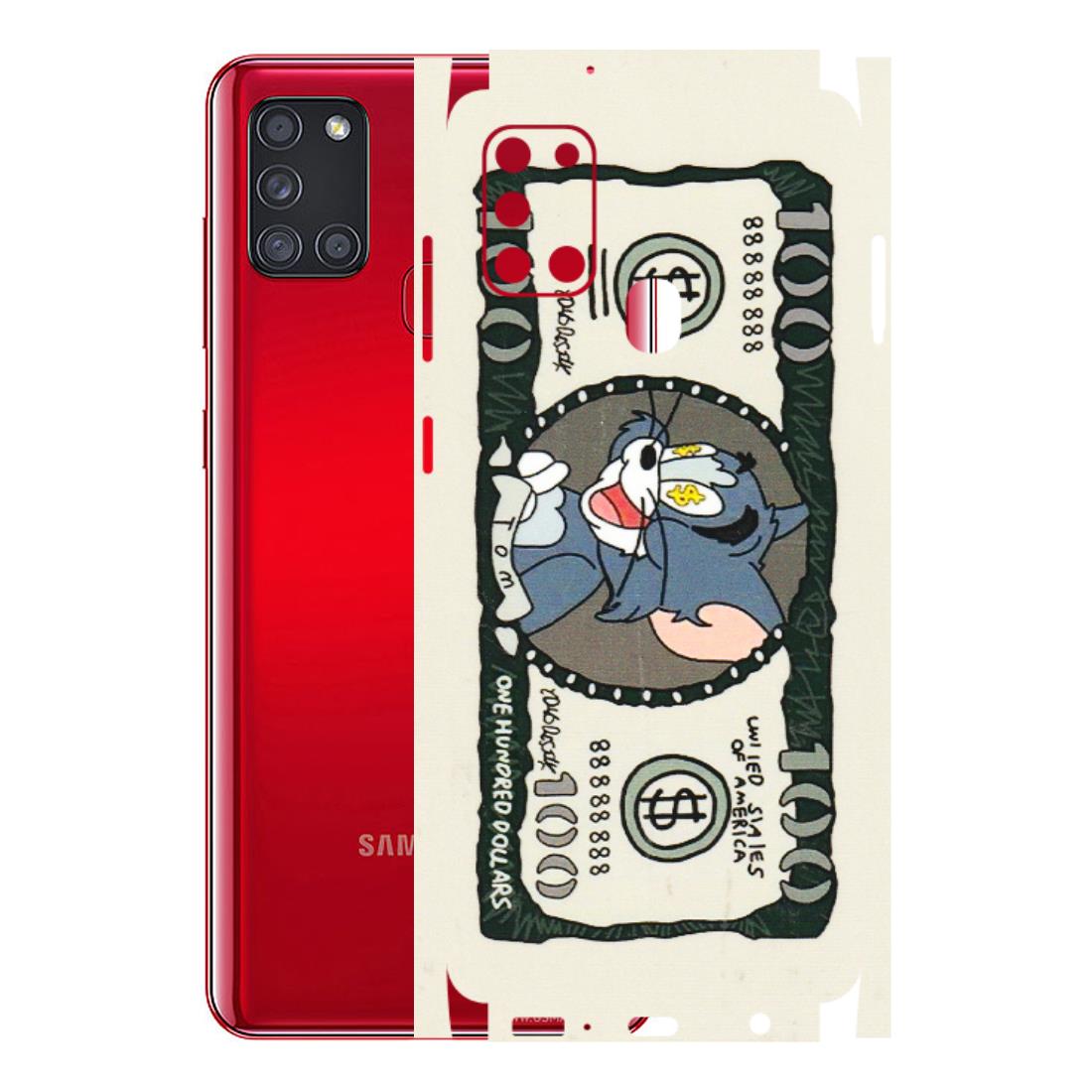 Samsung A/S Series Phone Skins (All Models) - Tom Hundred Dollar - 3D Embossed Finish (L-324) Samsung Galaxy A21S