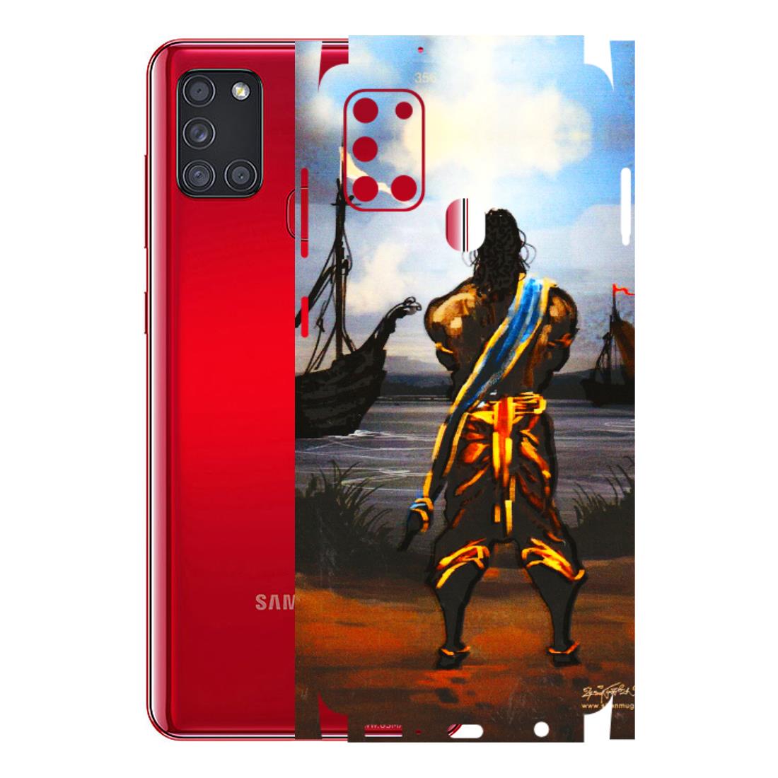 Samsung A/S Series Phone Skins (All Models) - Heavenly God Figure - 3D Embossed Finish (L-34) Samsung Galaxy A21S