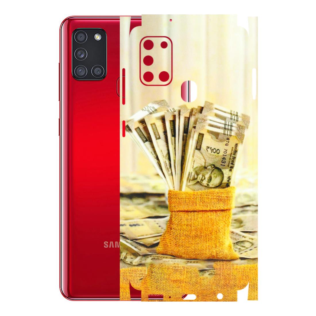 Samsung A/S Series Phone Skins (All Models) - Show Me The Money - 3D Embossed Finish (L-52) Samsung Galaxy A21S