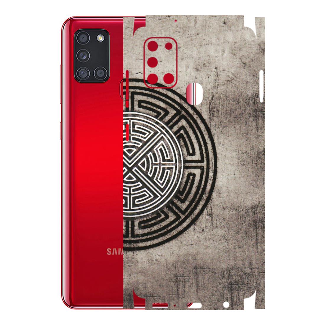 Samsung A/S Series Phone Skins (All Models) - Mysterious Circular Design - 3D Embossed Finish (L-63) Samsung Galaxy A21S