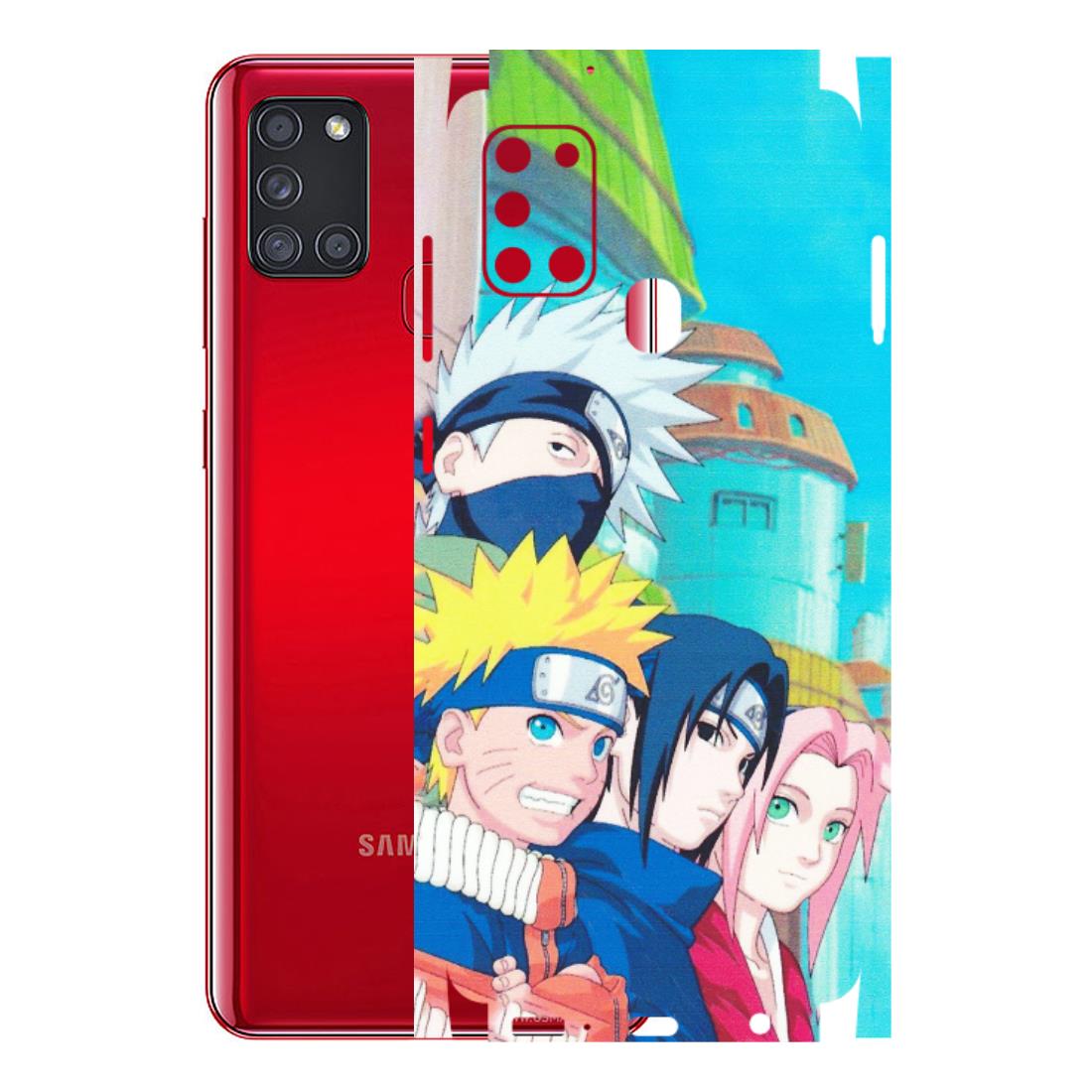 Samsung A/S Series Phone Skins (All Models) - Team Minato And Kakashi - Matte Finish (M-101) Samsung Galaxy A21S