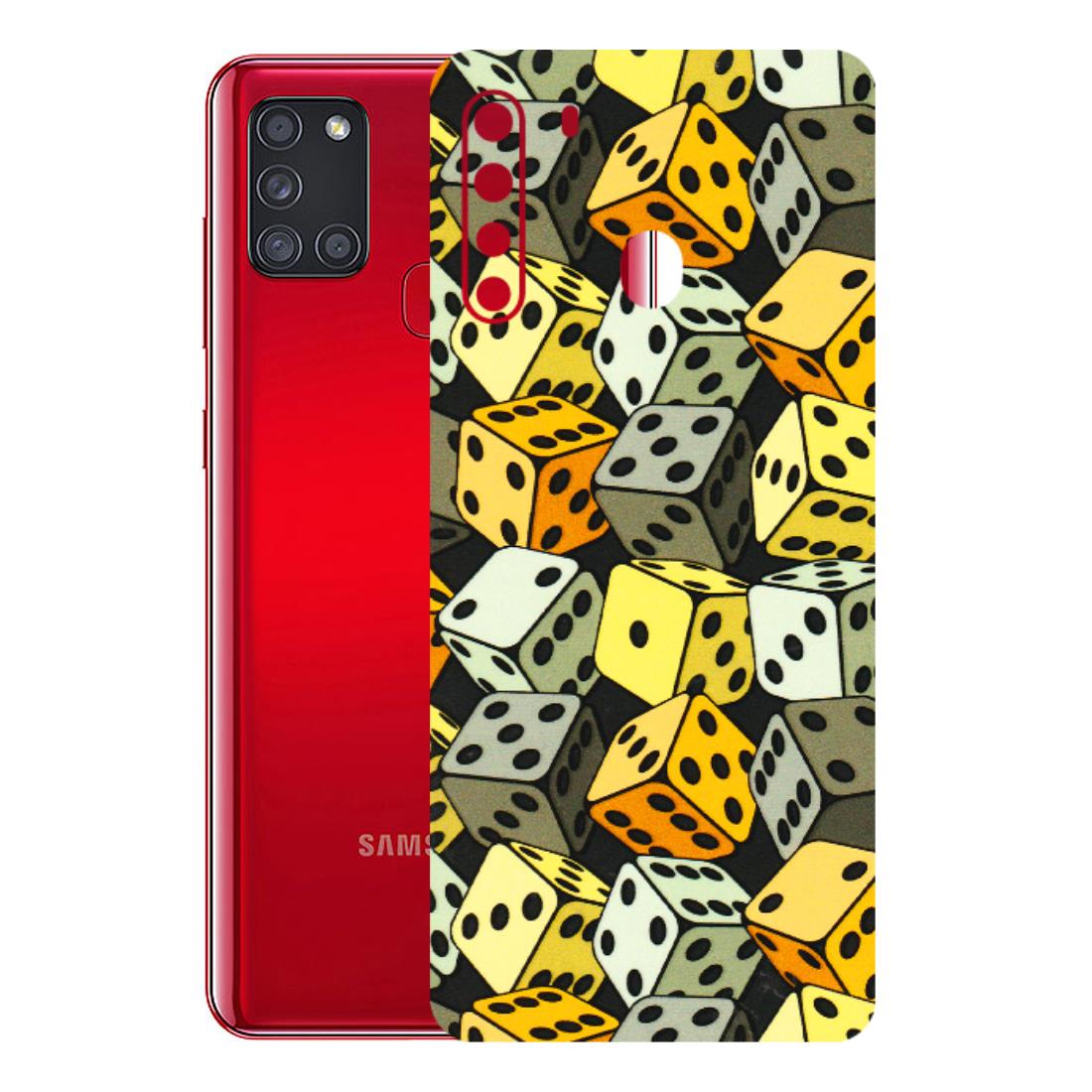 Samsung A/S Series Phone Skins (All Models) - Dices Of Life - 3D Embossed Finish (L-04) Samsung Galaxy A21