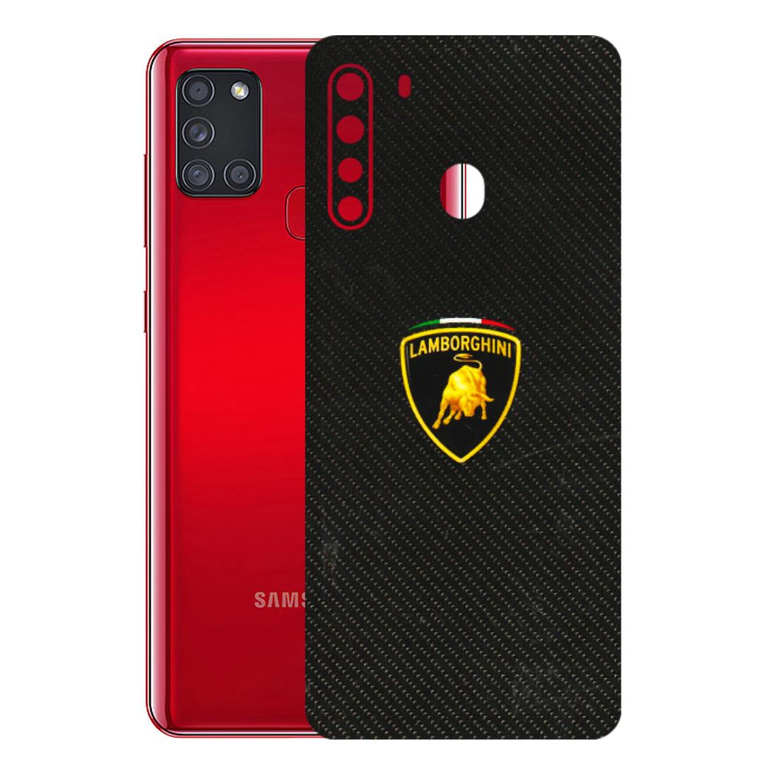 Samsung A/S Series Phone Skins (All Models) - Dotted Lambo - 3D Embossed Finish (L-105) Samsung Galaxy A21