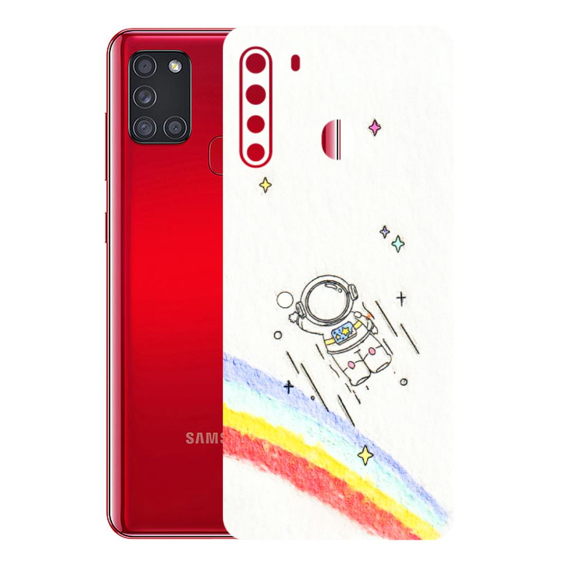 Samsung A/S Series Phone Skins (All Models) - Milkyway Astronaut - 3D Embossed Finish (L-110) Samsung Galaxy A21