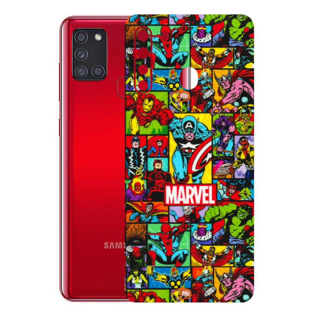 Samsung A/S Series Phone Skins (All Models) - MARVELOUS Comic Characters - 3D Embossed Finish (L-129) Samsung Galaxy A21