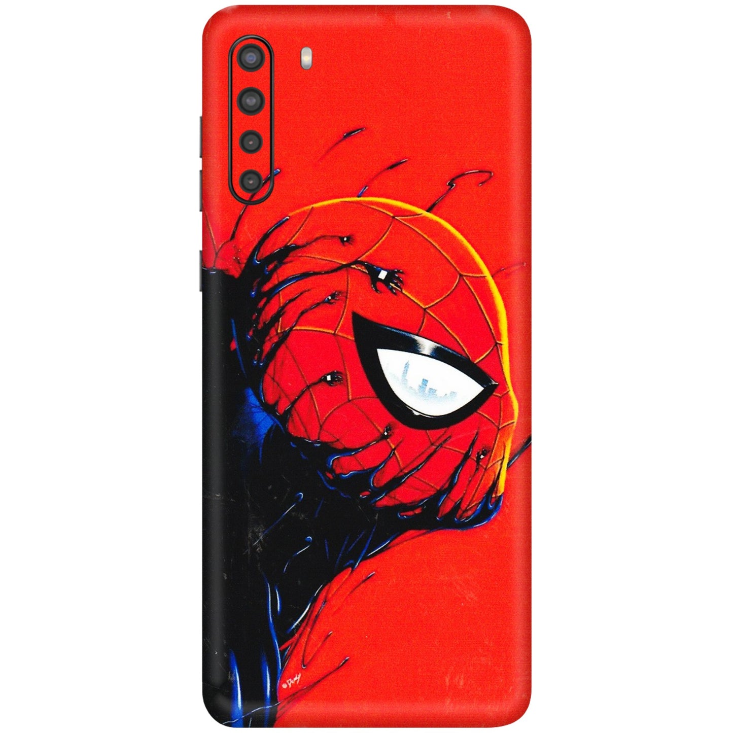 Samsung A/S Series Phone Skins (All Models) - Spiderman Face Venom - 3D Embossed Finish (L-165) Samsung Galaxy A21
