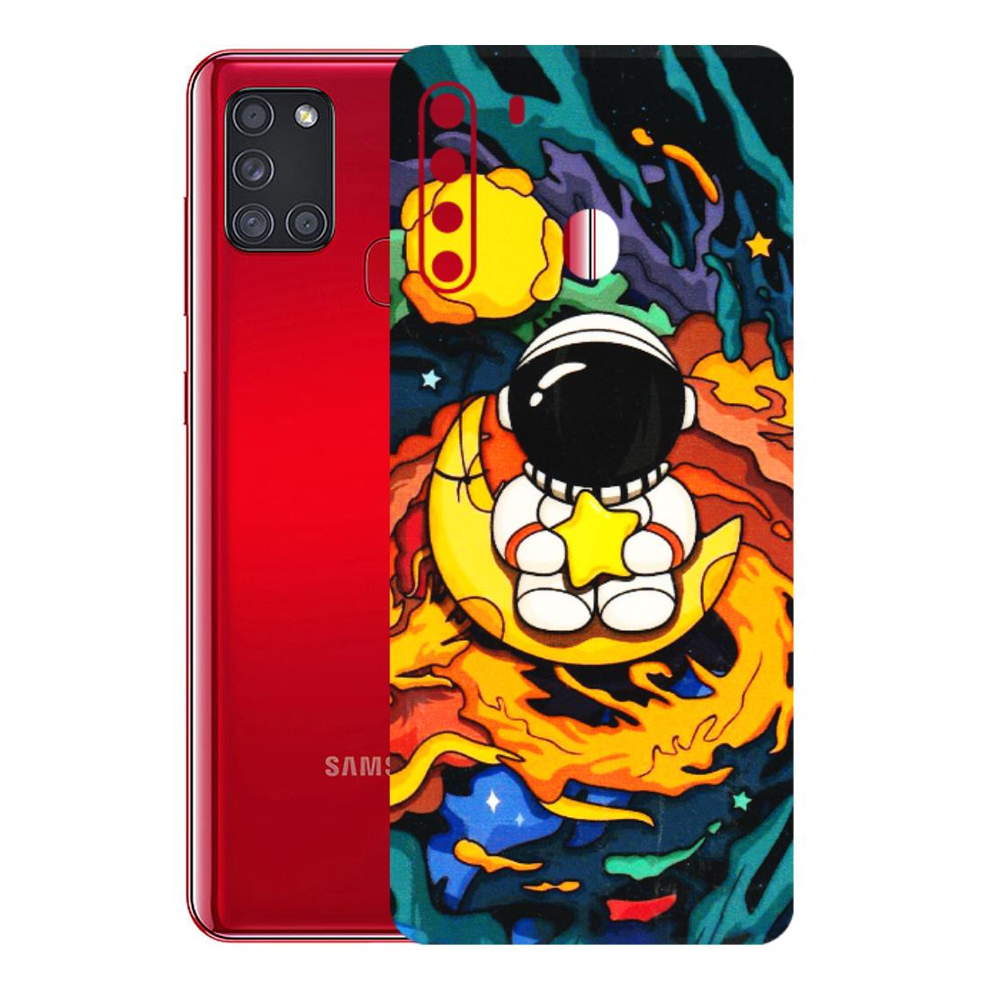 Samsung A/S Series Phone Skins (All Models) - Baby Astronaut - 3D Embossed Finish (L-197) Samsung Galaxy A21