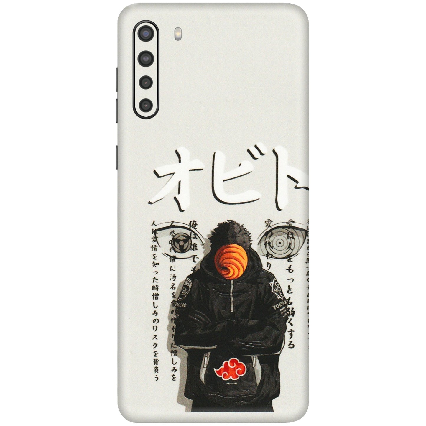 Samsung A/S Series Phone Skins (All Models) - Obito Anime Eye - 3D Embossed Finish (L-19) Samsung Galaxy A21