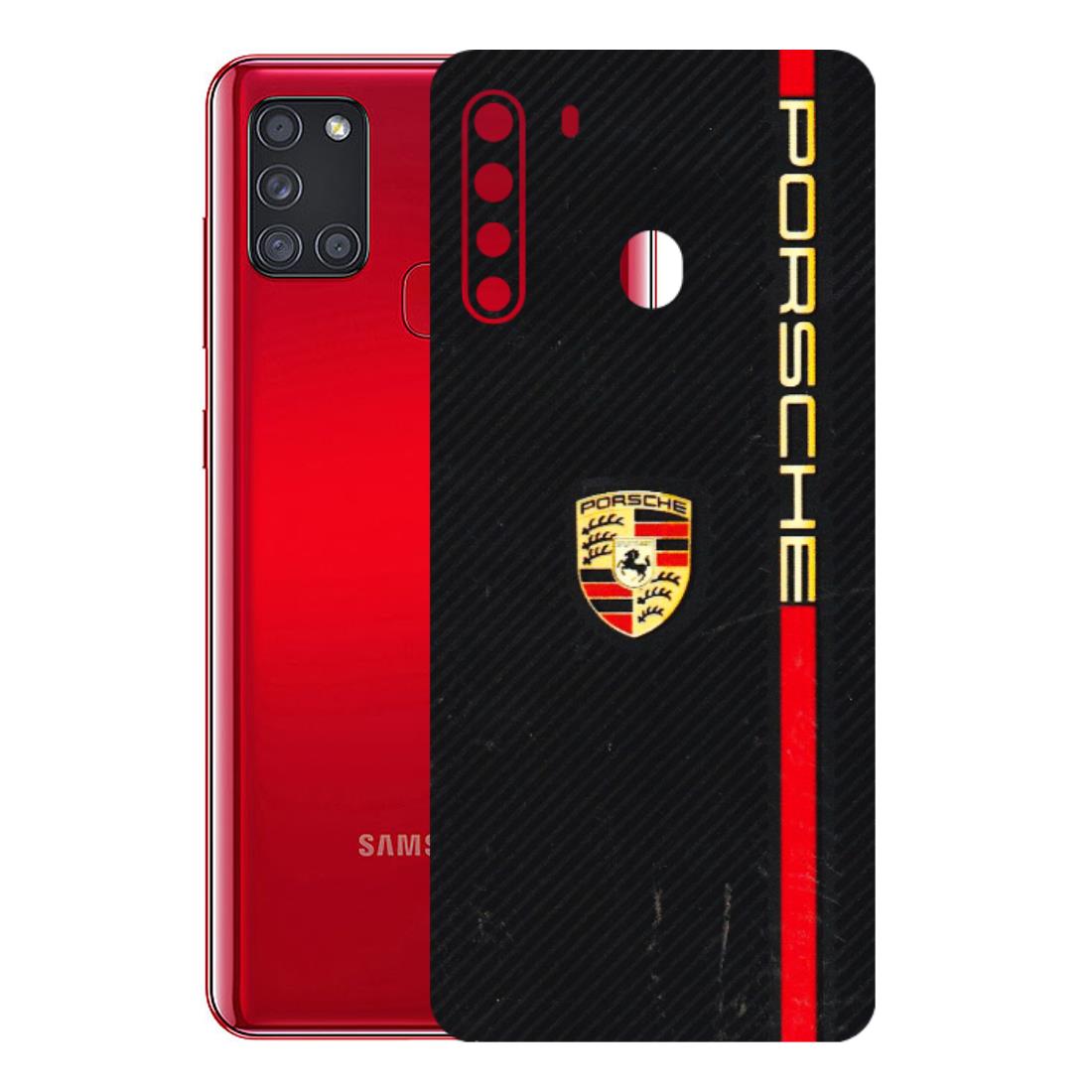 Samsung A/S Series Phone Skins (All Models) - Premium Porsche - 3D Embossed Finish (L-225) Samsung Galaxy A21