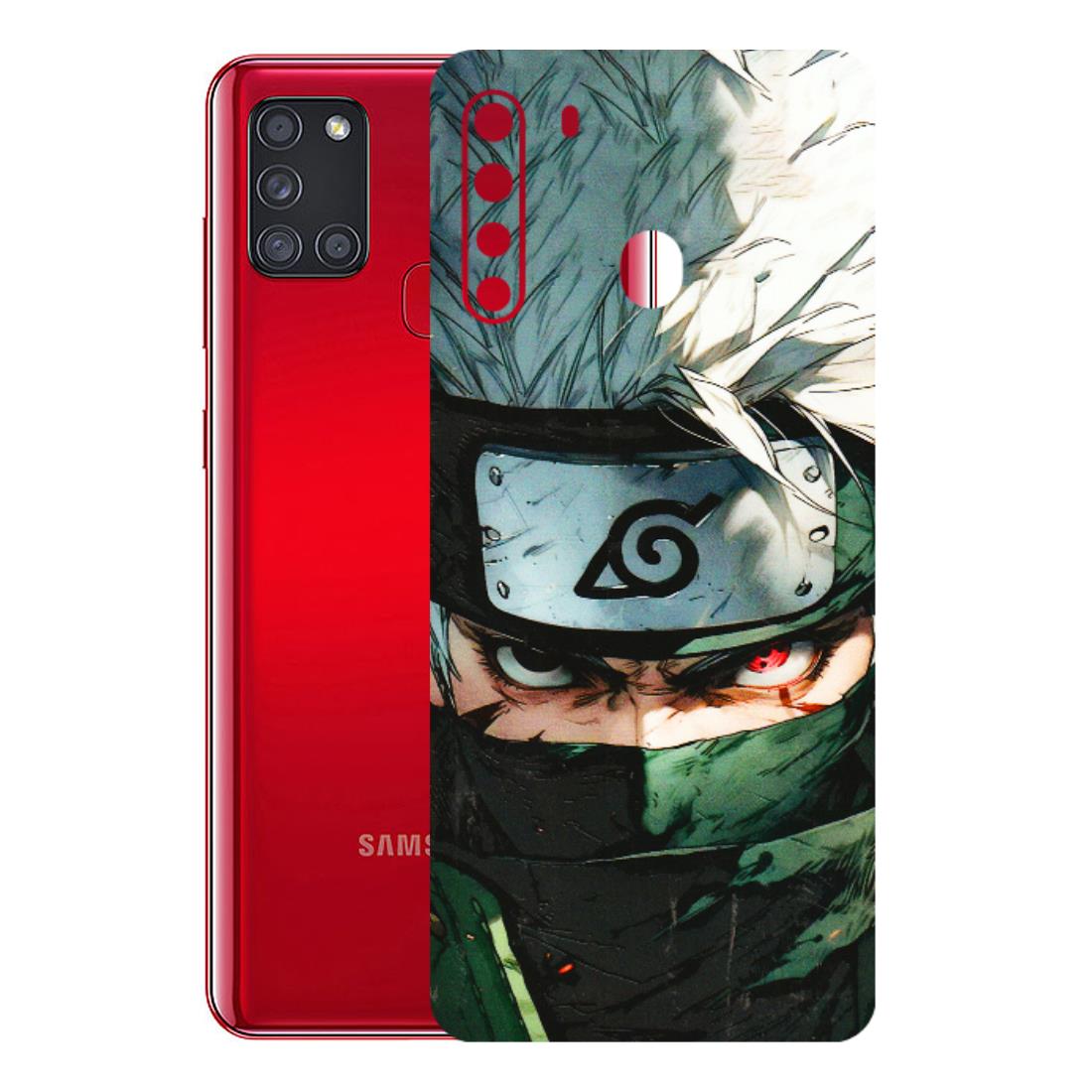 Samsung A/S Series Phone Skins (All Models) - Kakashi Red Eye Focus - 3D Embossed Finish (L-227) Samsung Galaxy A21
