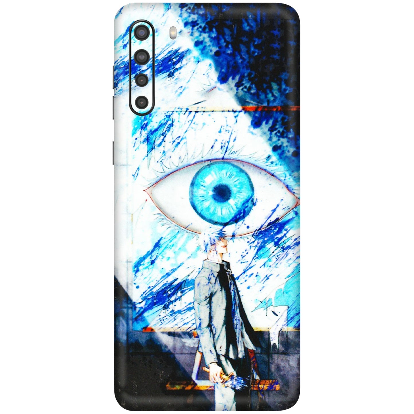 Samsung A/S Series Phone Skins (All Models) - Gojo Satoru evil eye - 3D Embossed Finish (L-239) Samsung Galaxy A21