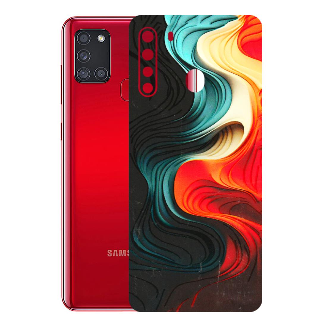 Samsung A/S Series Phone Skins (All Models) - The Silky Swirl - 3D Embossed Finish (L-240) Samsung Galaxy A21