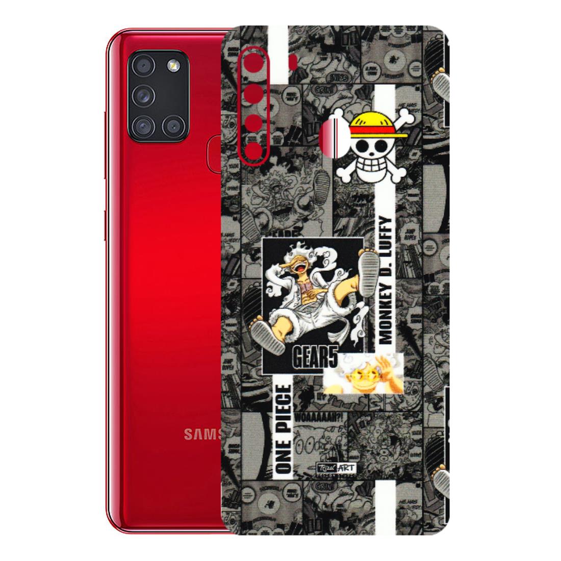 Samsung A/S Series Phone Skins (All Models) - Cuffy Anime MonkeyCamic - 3D Embossed Finish (L-242) Samsung Galaxy A21