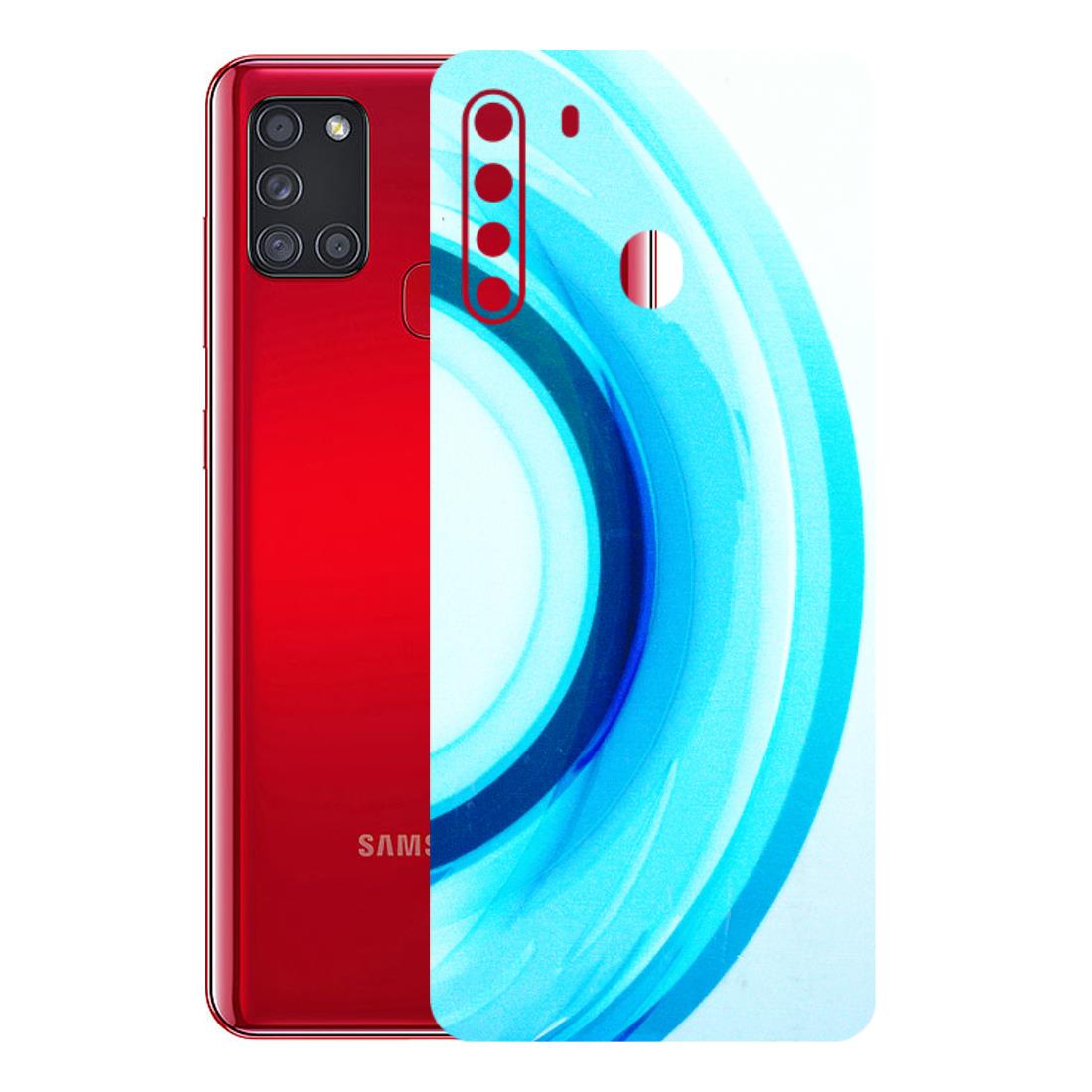 Samsung A/S Series Phone Skins (All Models) - The Blue Curve - 3D Embossed Finish (L-244) Samsung Galaxy A21