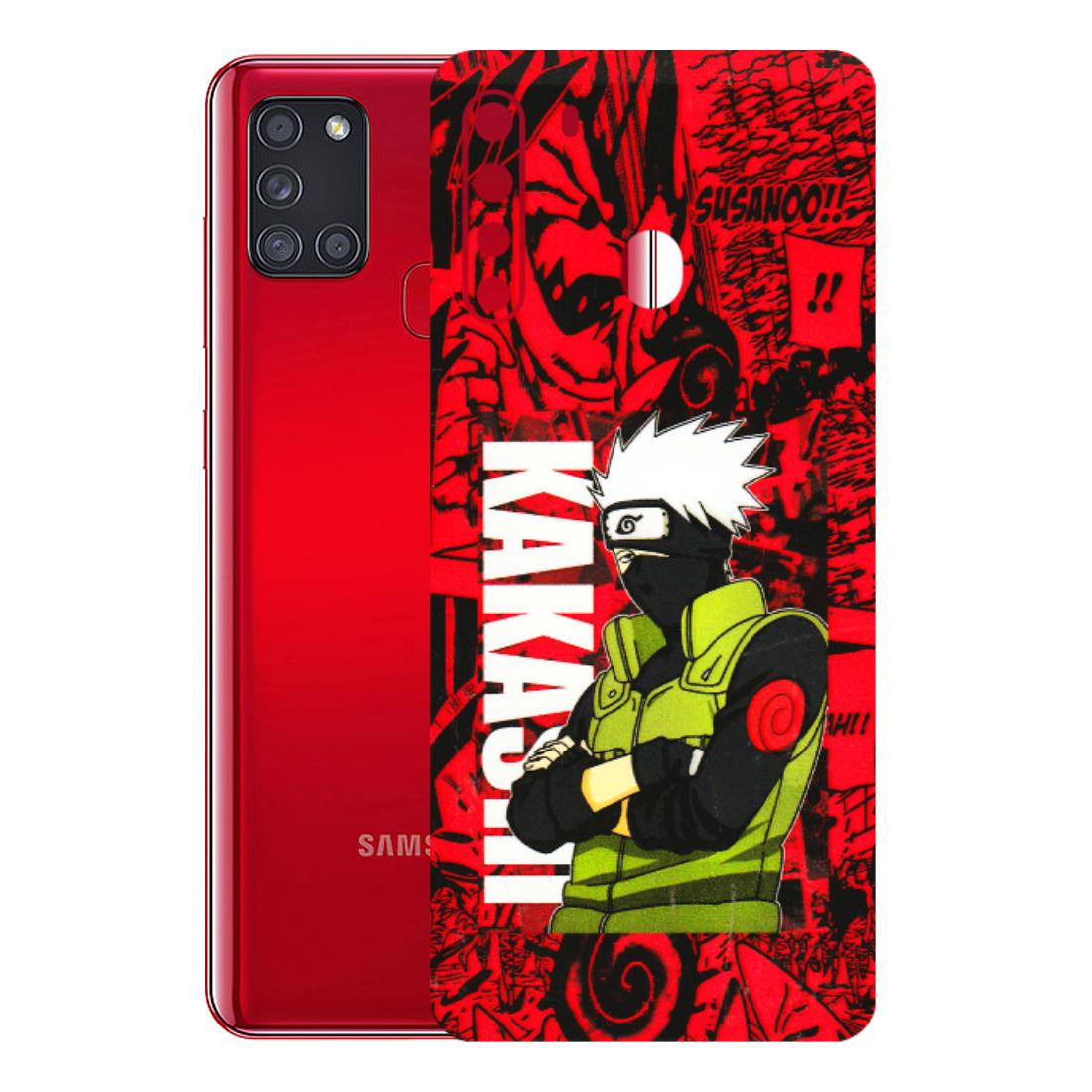 Samsung A/S Series Phone Skins (All Models) - Kakashi Red Anime - 3D Embossed Finish (L-251) Samsung Galaxy A21