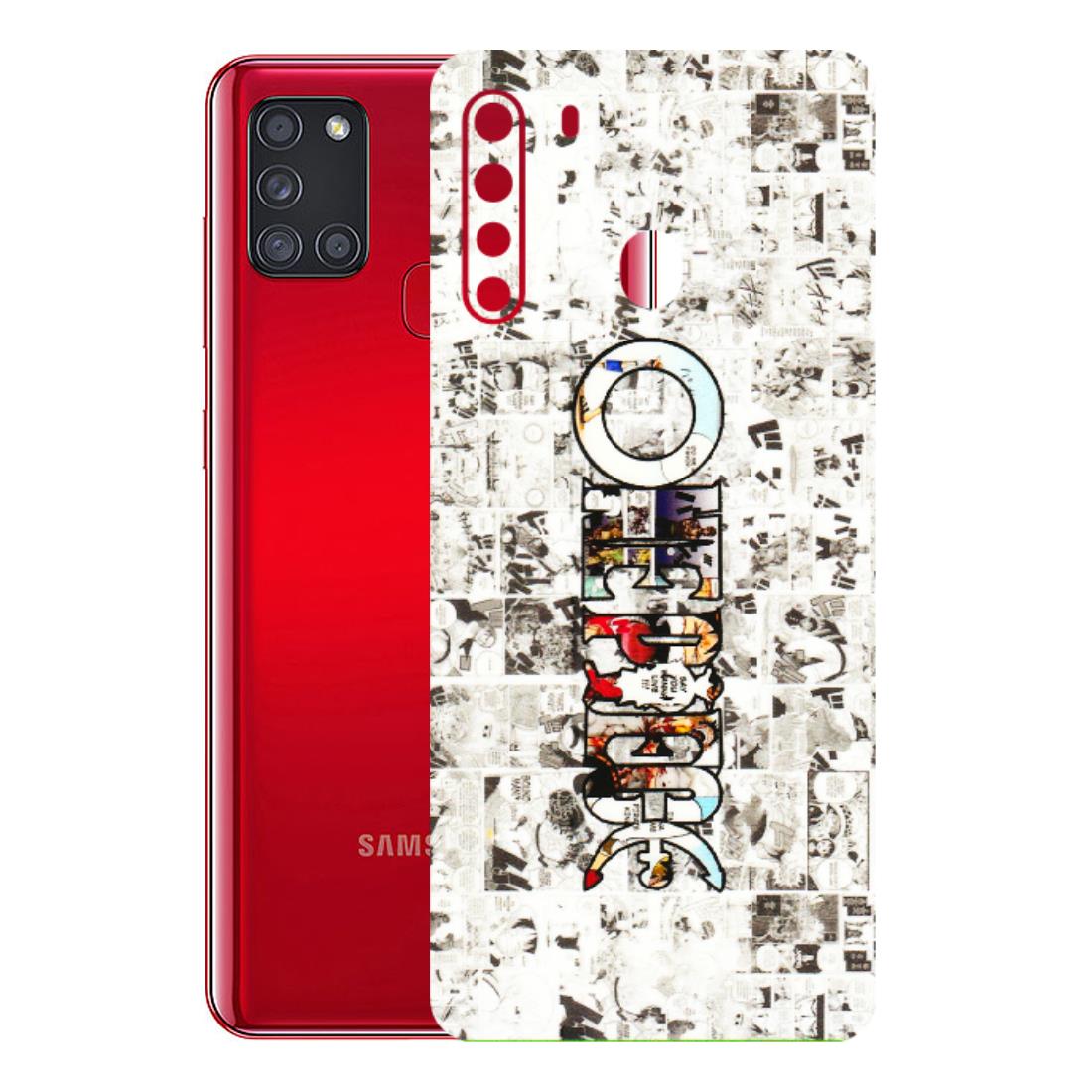 Samsung A/S Series Phone Skins (All Models) - One Piece Manga - 3D Embossed Finish (L-26) Samsung Galaxy A21
