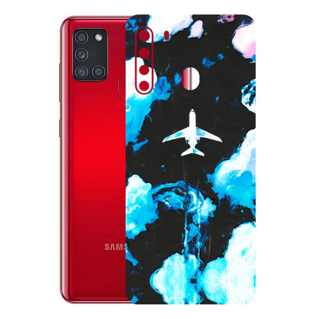 Samsung A/S Series Phone Skins (All Models) - Travel In Airline - 3D Embossed Finish (L-264) Samsung Galaxy A21