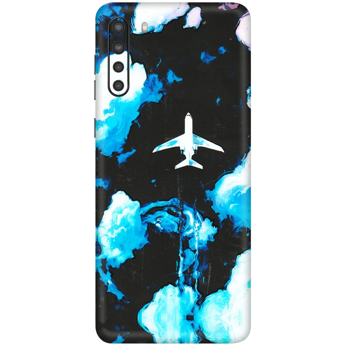 Samsung A/S Series Phone Skins (All Models) - Travel In Airline - 3D Embossed Finish (L-264) Samsung Galaxy A21