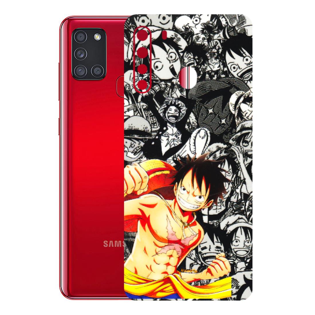Samsung A/S Series Phone Skins (All Models) - Anime Comics Games Doodles - 3D Embossed Finish (L-27) Samsung Galaxy A21
