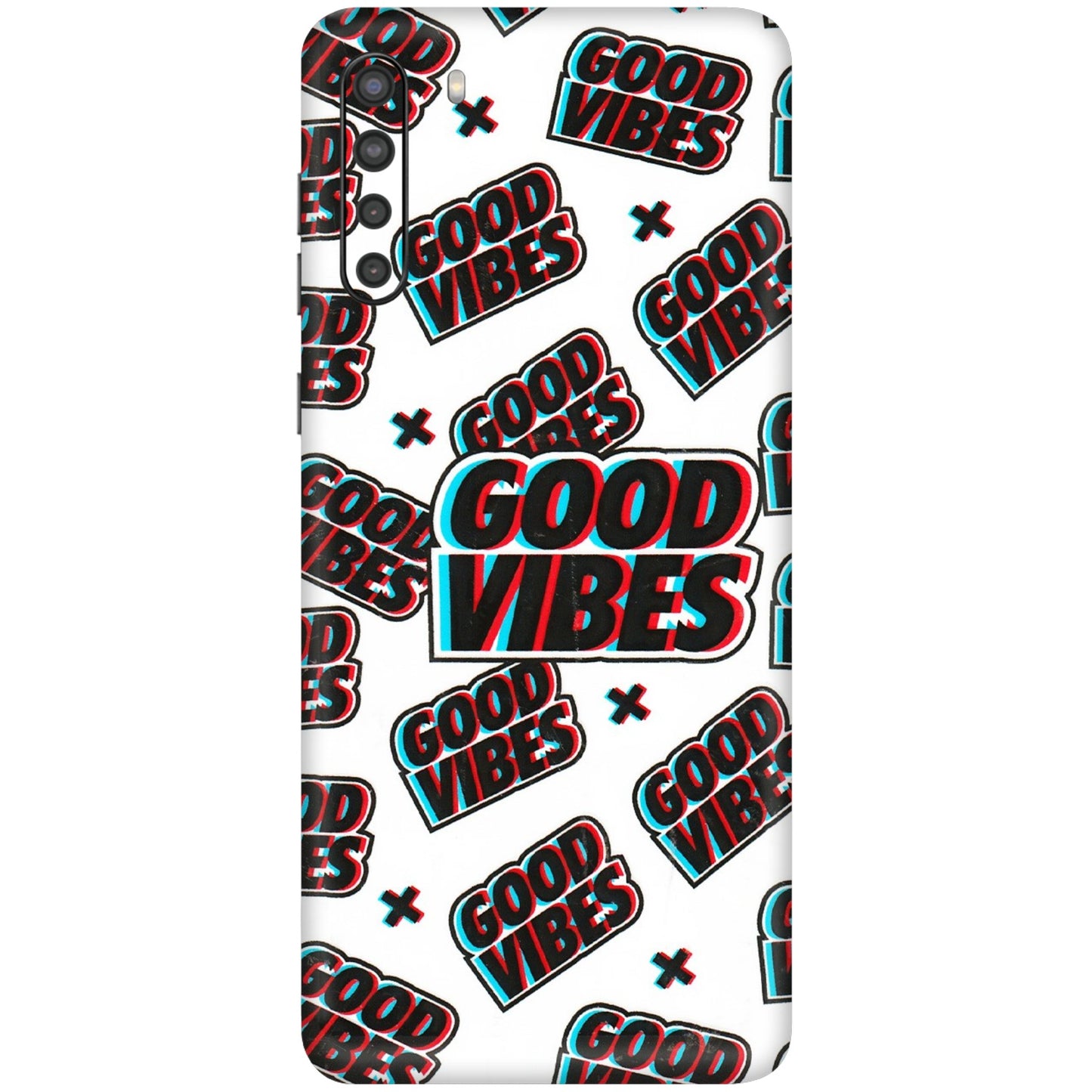 Samsung A/S Series Phone Skins (All Models) - Good Vibes - 3D Embossed Finish (L-282) Samsung Galaxy A21