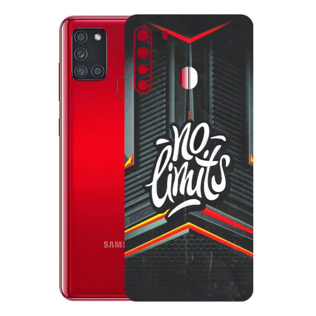 Samsung A/S Series Phone Skins (All Models) - No Limits - 3D Embossed Finish (L-286) Samsung Galaxy A21