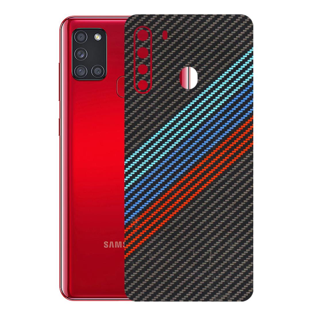 Samsung A/S Series Phone Skins (All Models) - Carbon BM - 3D Embossed Finish (L-302) Samsung Galaxy A21