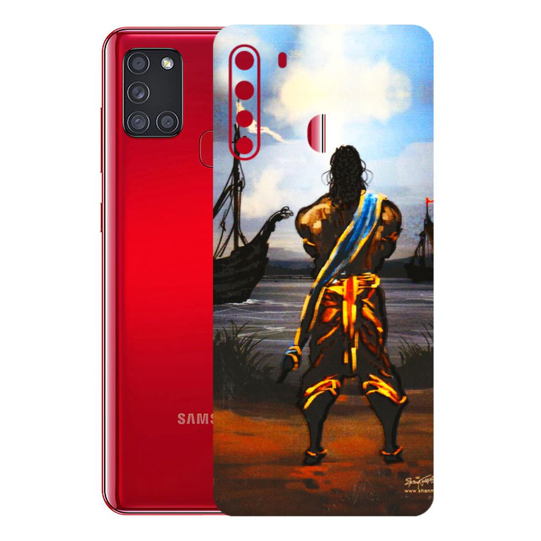 Samsung A/S Series Phone Skins (All Models) - Heavenly God Figure - 3D Embossed Finish (L-34) Samsung Galaxy A21