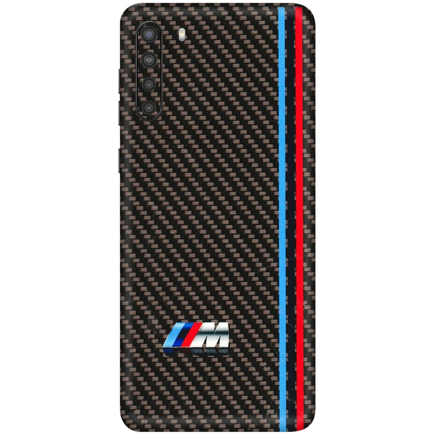 Samsung A/S Series Phone Skins (All Models) - BM Carbon Fiber Feels - 3D Embossed Finish (L-38) Samsung Galaxy A21