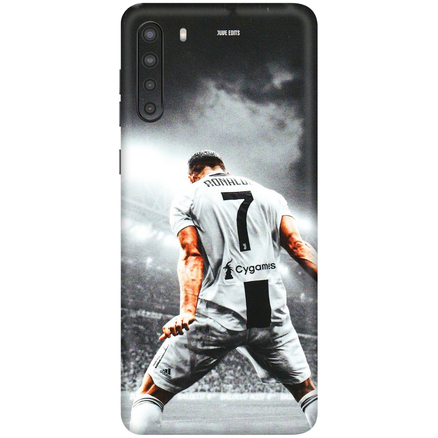 Samsung A/S Series Phone Skins (All Models) - Ronaldo CR7 Crazy - 3D Embossed Finish (L-44) Samsung Galaxy A21