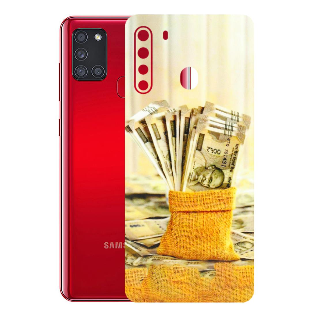 Samsung A/S Series Phone Skins (All Models) - Show Me The Money - 3D Embossed Finish (L-52) Samsung Galaxy A21